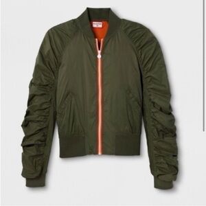 HUNTER brand for Target Army Green Bomber Jacket Sz S lightweight